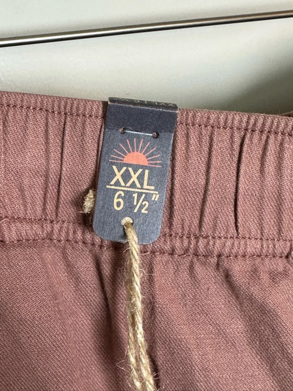 NEW Faherty Essential Stretch Organic Cotton Drawstring Waist Shorts, XXL